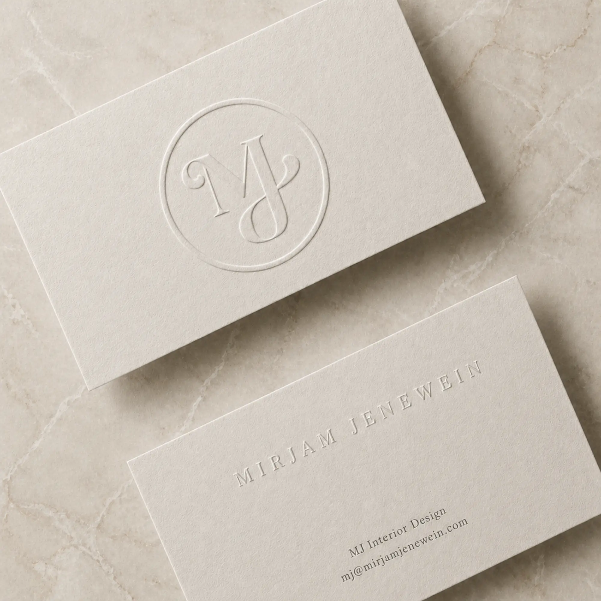 MJ Interior Design Businesscard