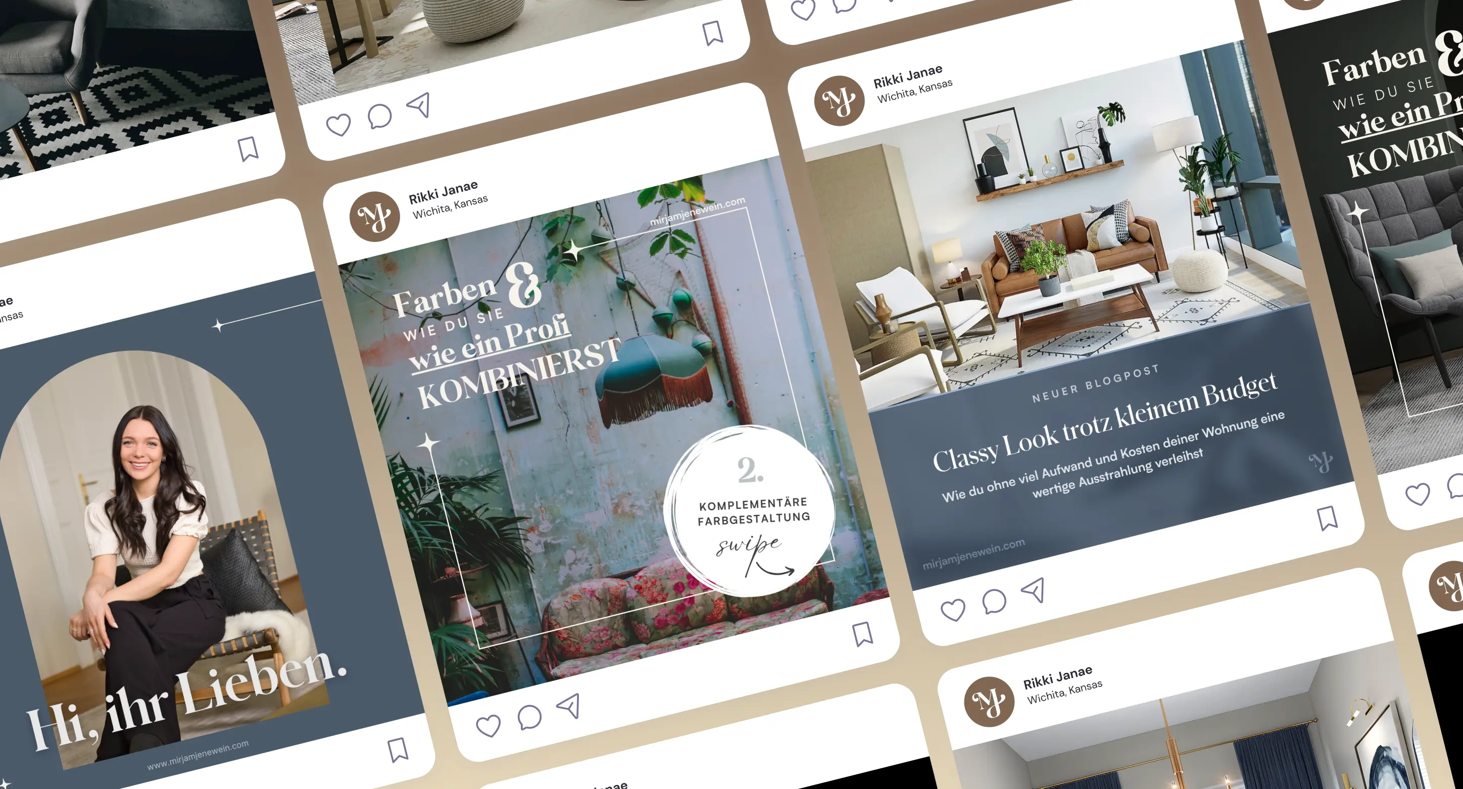 MJ Interior Design Instagram Mockup