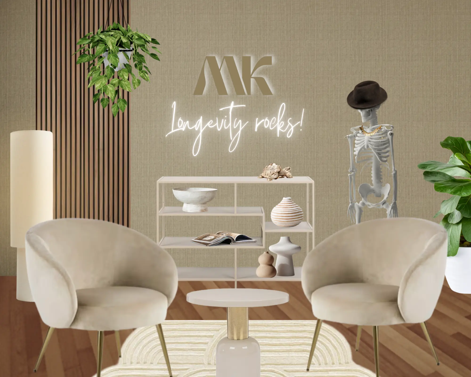 Früher Entwurf des Podcaststudios