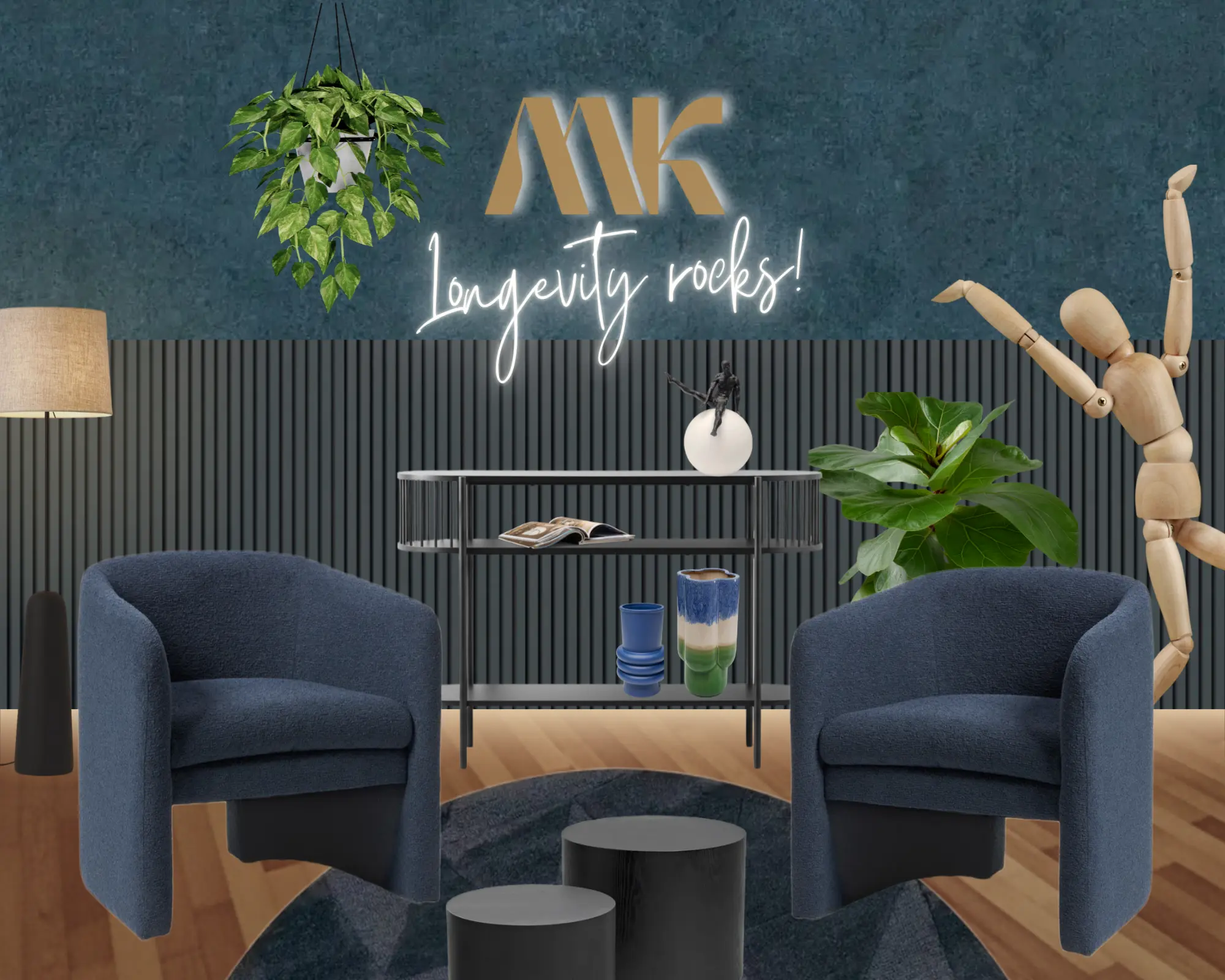 Alternativer Entwurf mit Fokus auf Hintergrund und Licht