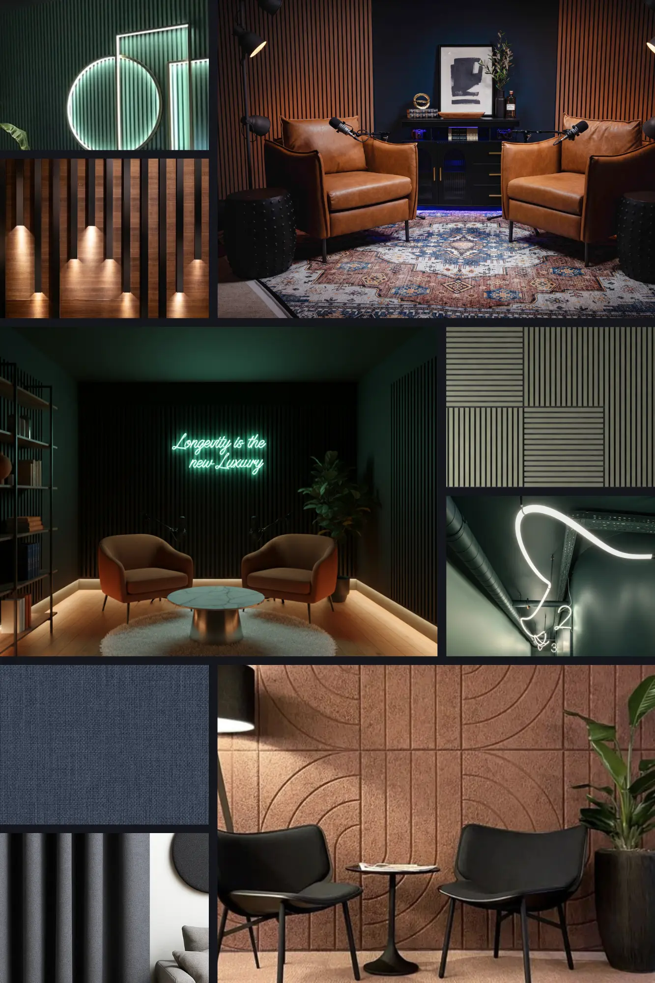 Styleboard für das Video Podcaststudio Wien