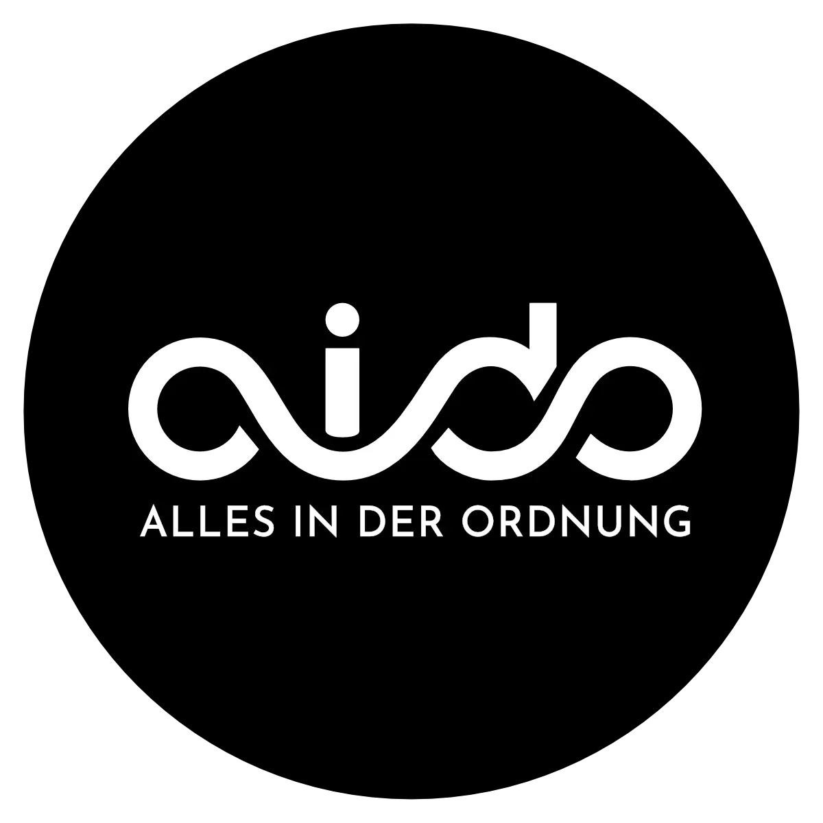 AIDO Primärlogo in Schwarz