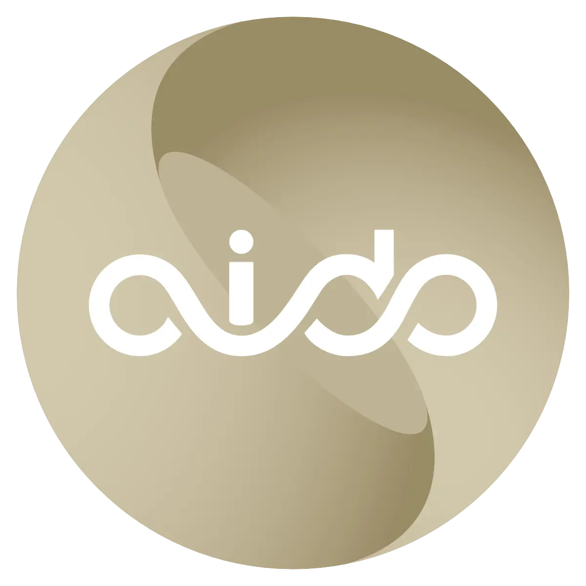 AIDO Sekundärlogo in Gold