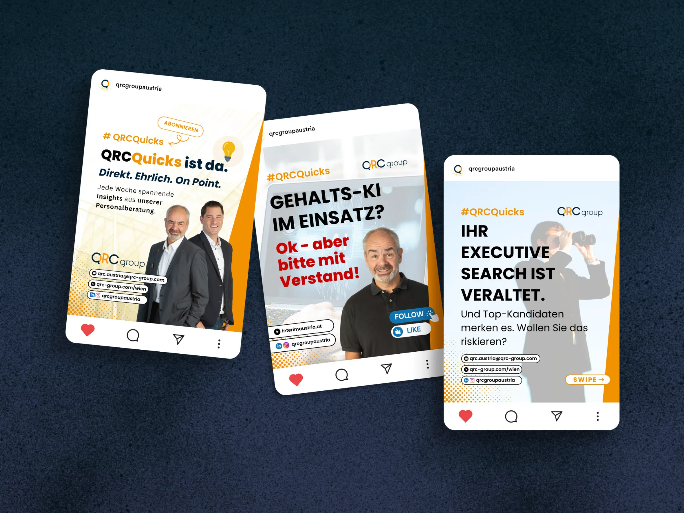 QRC Group Austria – Kampagnenmotiv